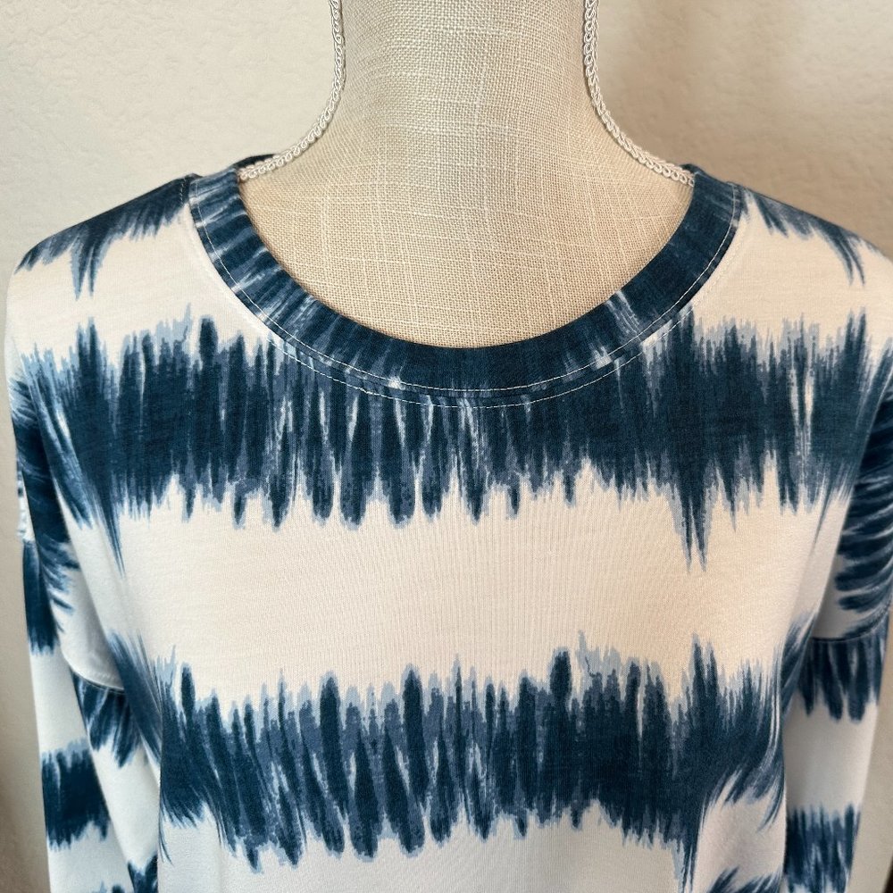 STYLE & CO Stripe French Terry Sweatshirt - Picture 3 of 8
